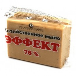 Хоз мыло ЕЖК Эффект 78% Глицерин 200гр (60) 270
